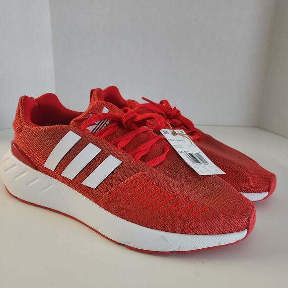 adidas Originals Men's Swift Run 22 Sneaker, Vivid Red/White/Altered Amber, 9 - Picture 7 of 10
